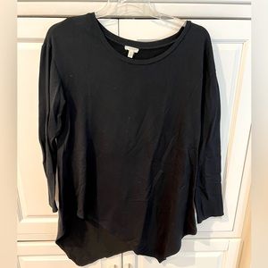 Sofft long sleeve black t shirt